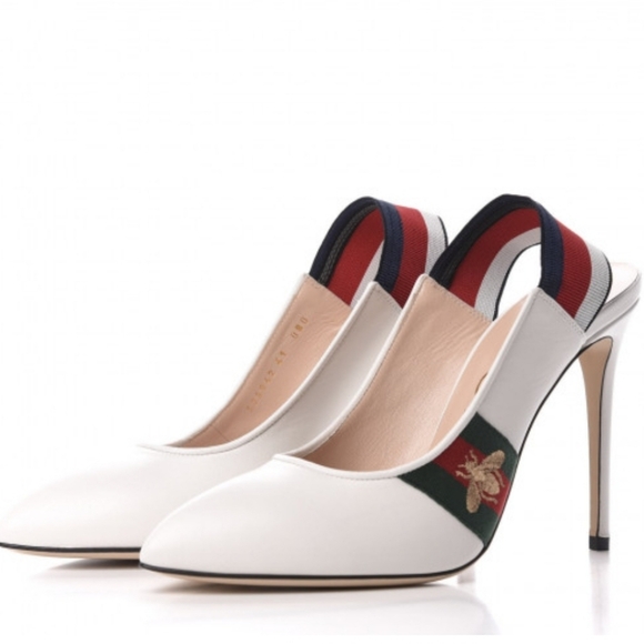 Gucci Malaga Kid Pumps - 38/8 US - Picture 2 of 16